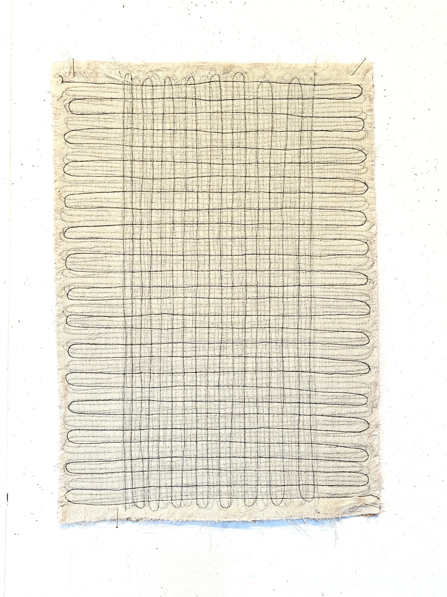 Stitched White Cross