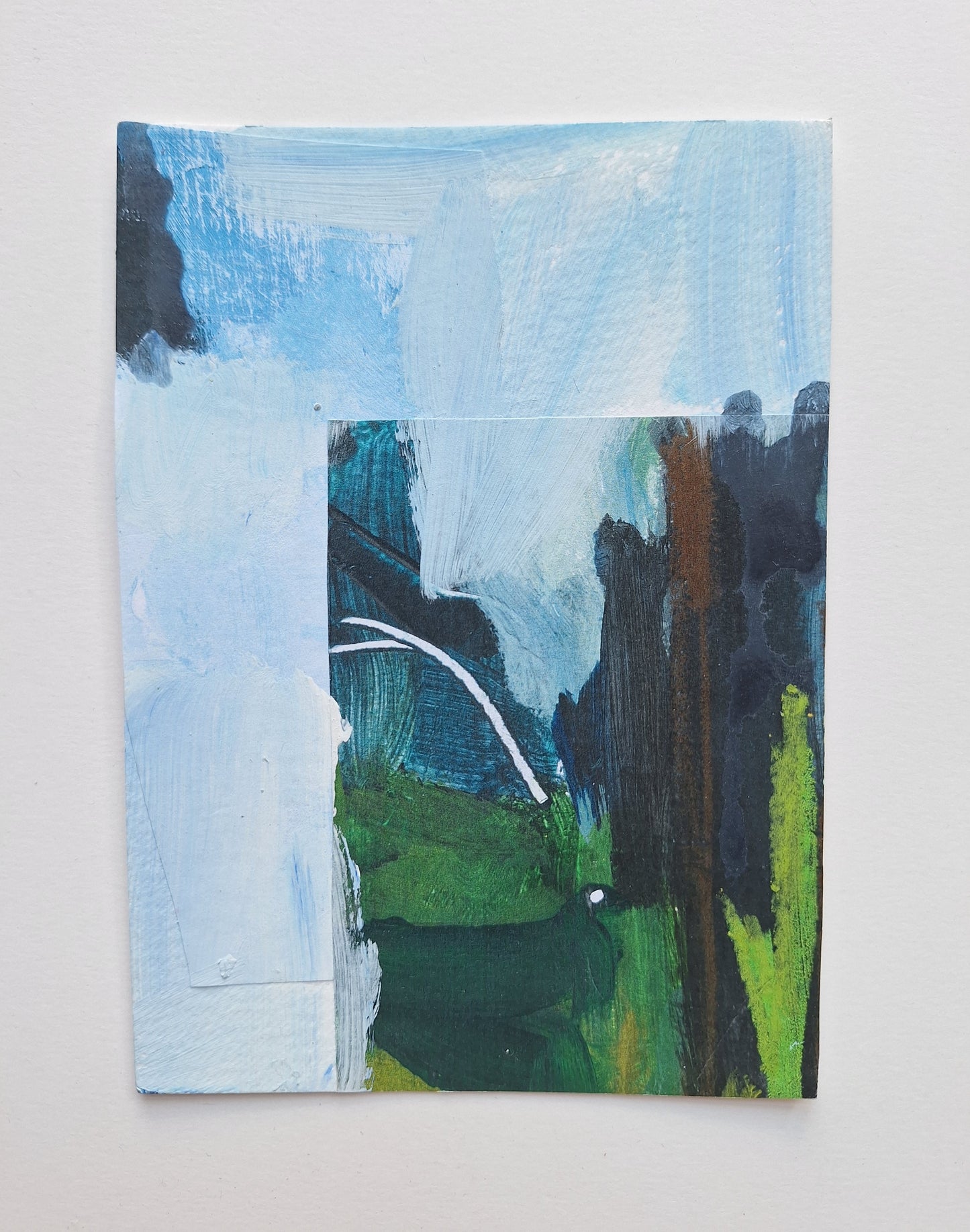 Abigail Robertson — Correspondances #1 — original postcard artwork