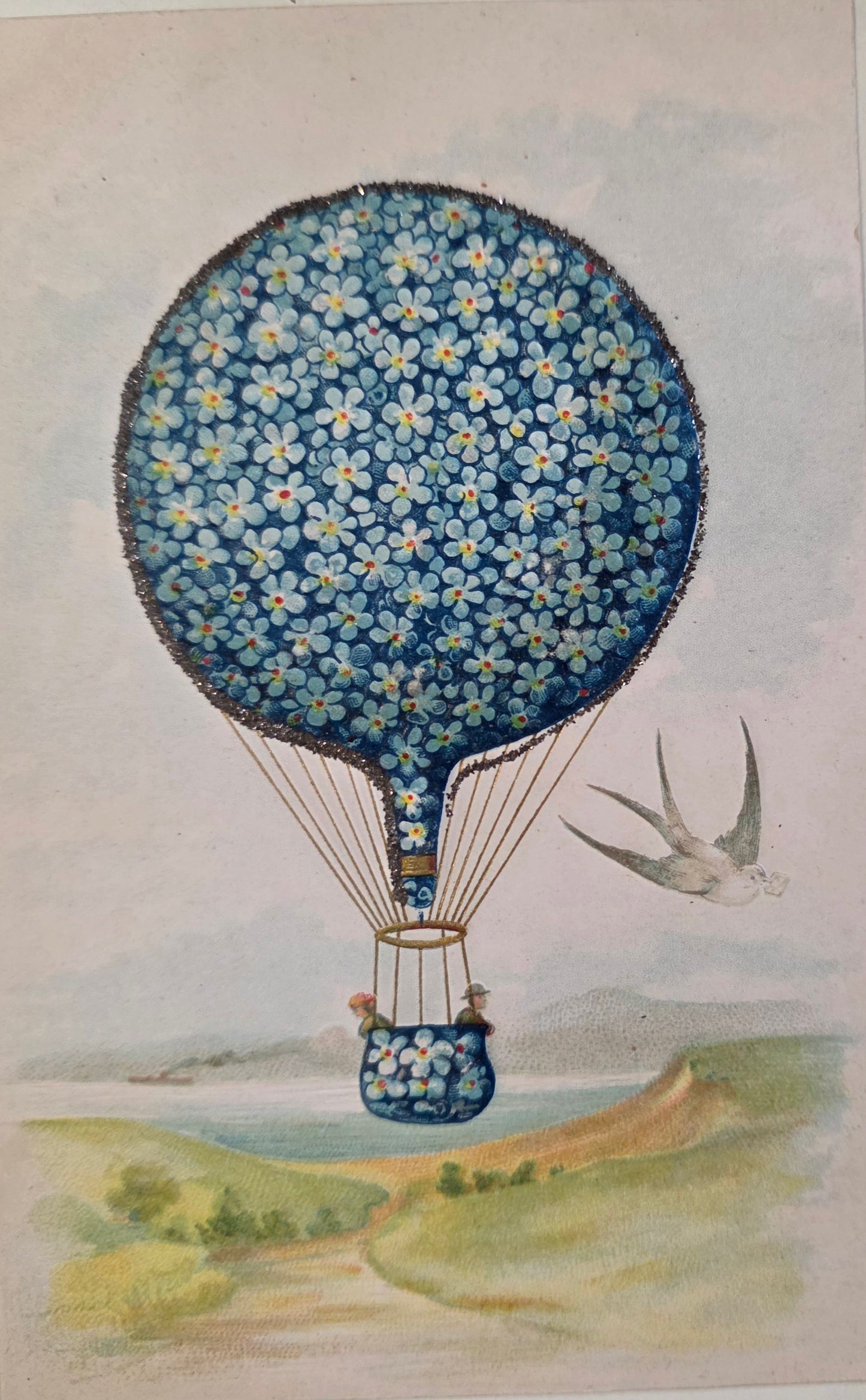 Alice Gorman — Correspondances #2 — original postcard artwork