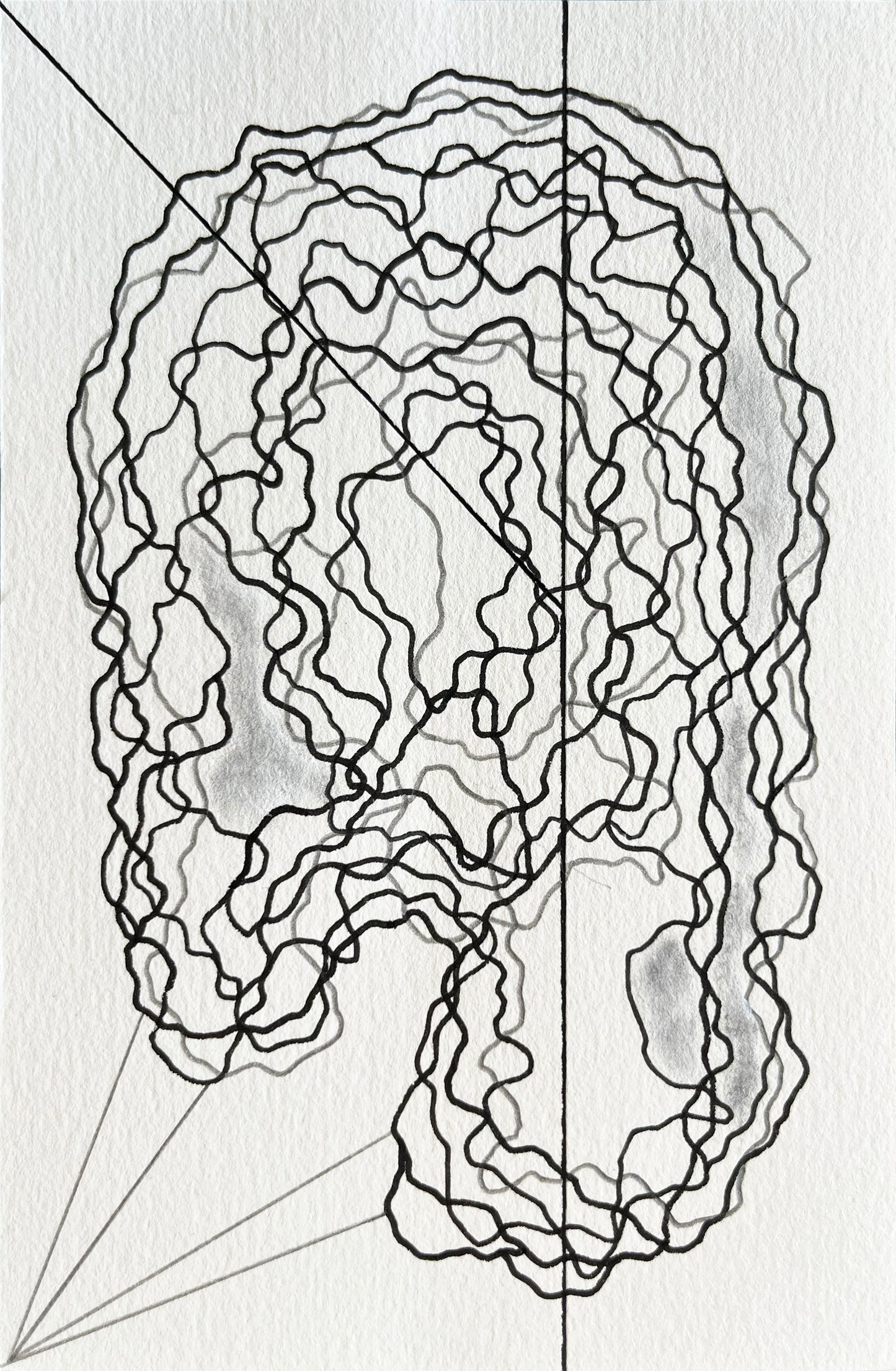 Amy Tavern — Correspondances #1 — original postcard artwork