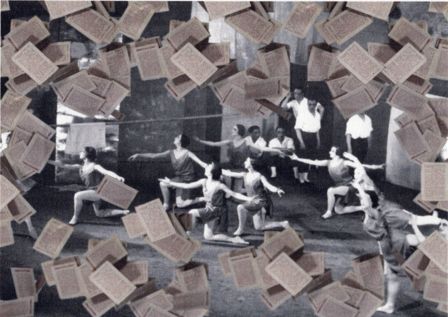 Andrea Barbakoff — Correspondances #3 — original postcard artwork