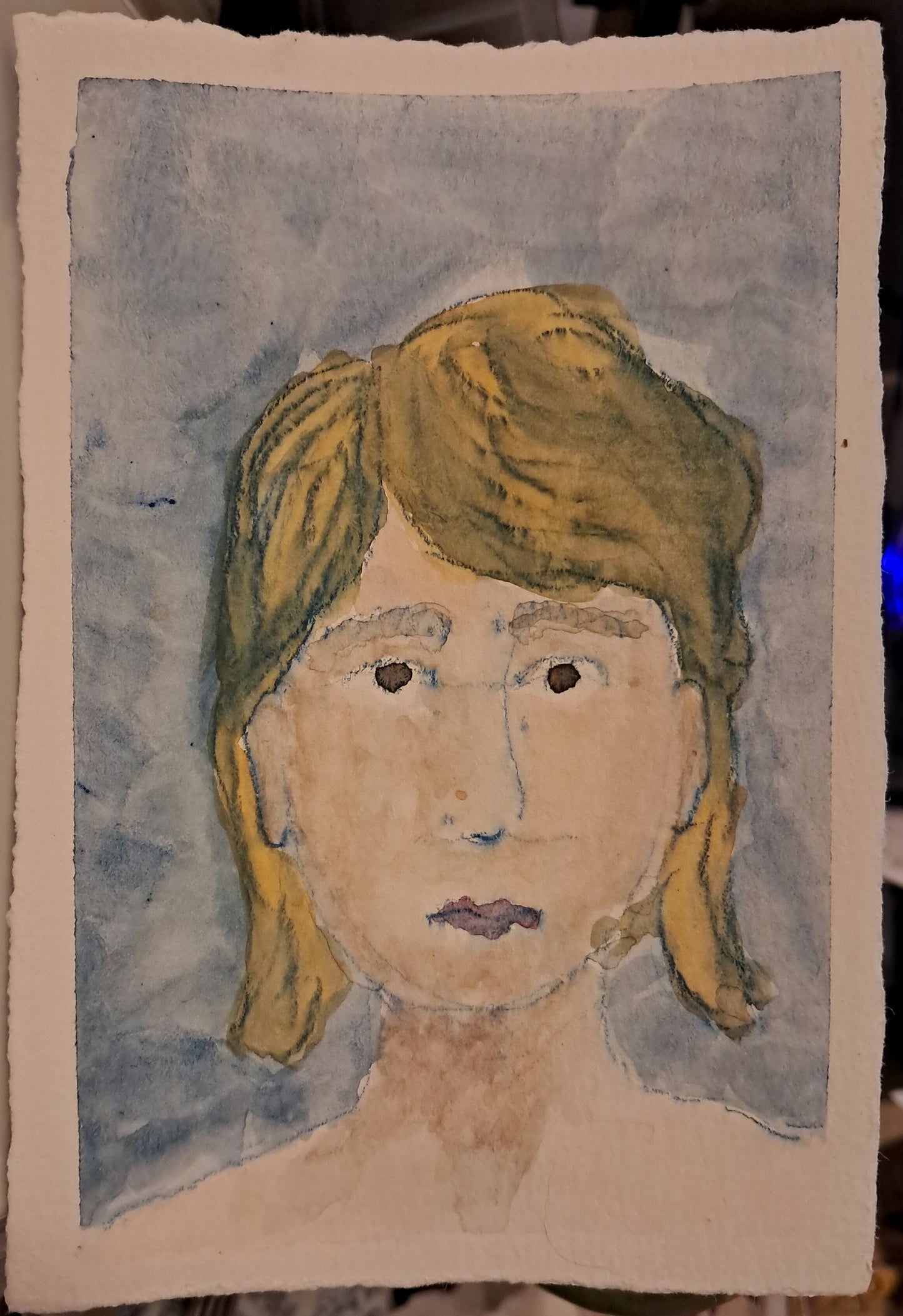 Ann Youmans — Correspondances #2 — original postcard artwork