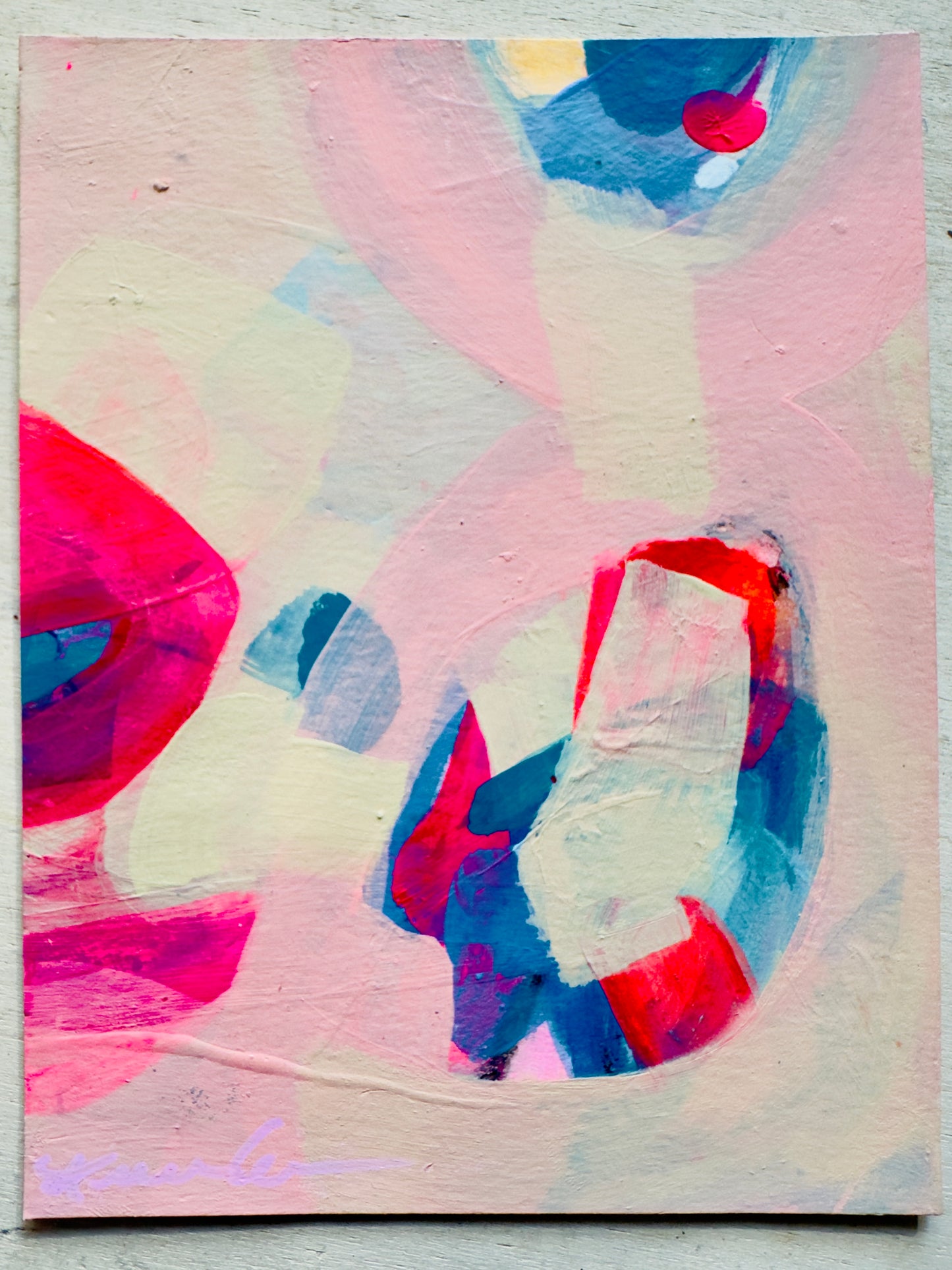 Anne Cullum — Correspondances #2 — original postcard artwork