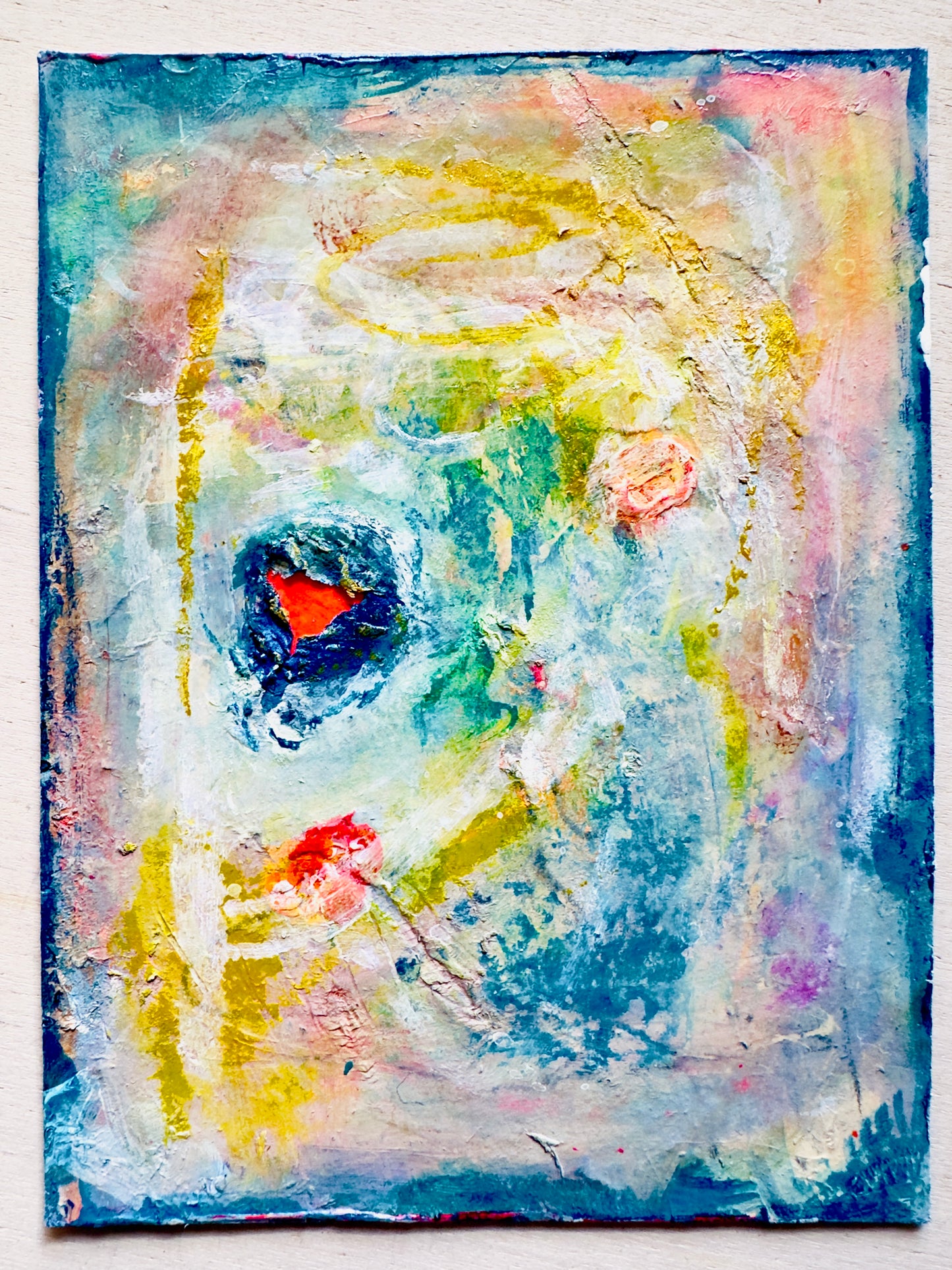 Anne Cullum — Correspondances #3 — original postcard artwork
