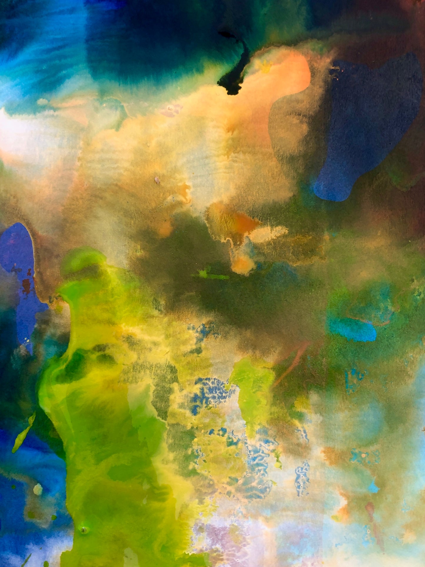 Anne Jähnichen — Correspondances #1 — original postcard artwork