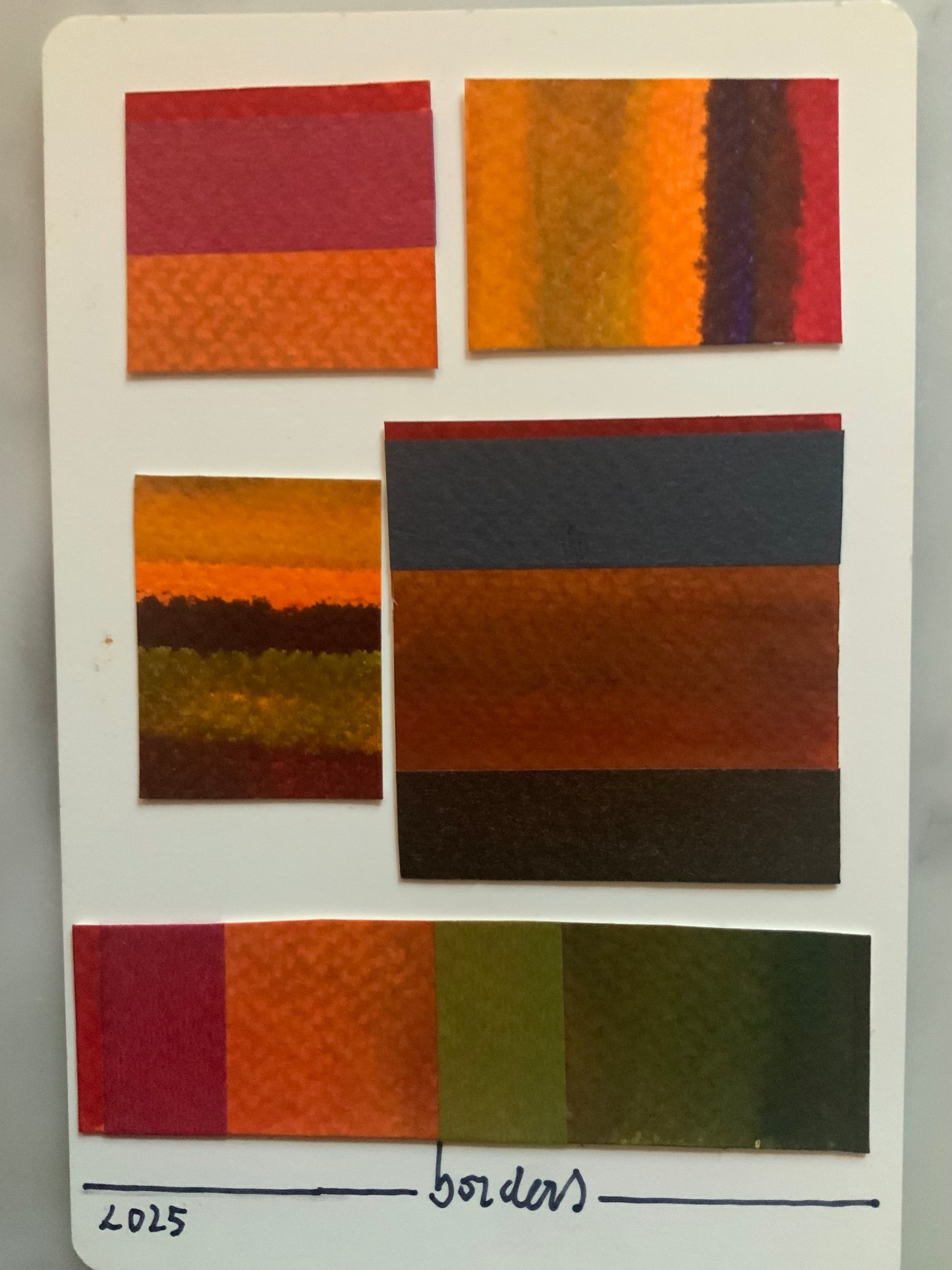 Carlo Pietrasanta — Correspondances #3 — original postcard artwork