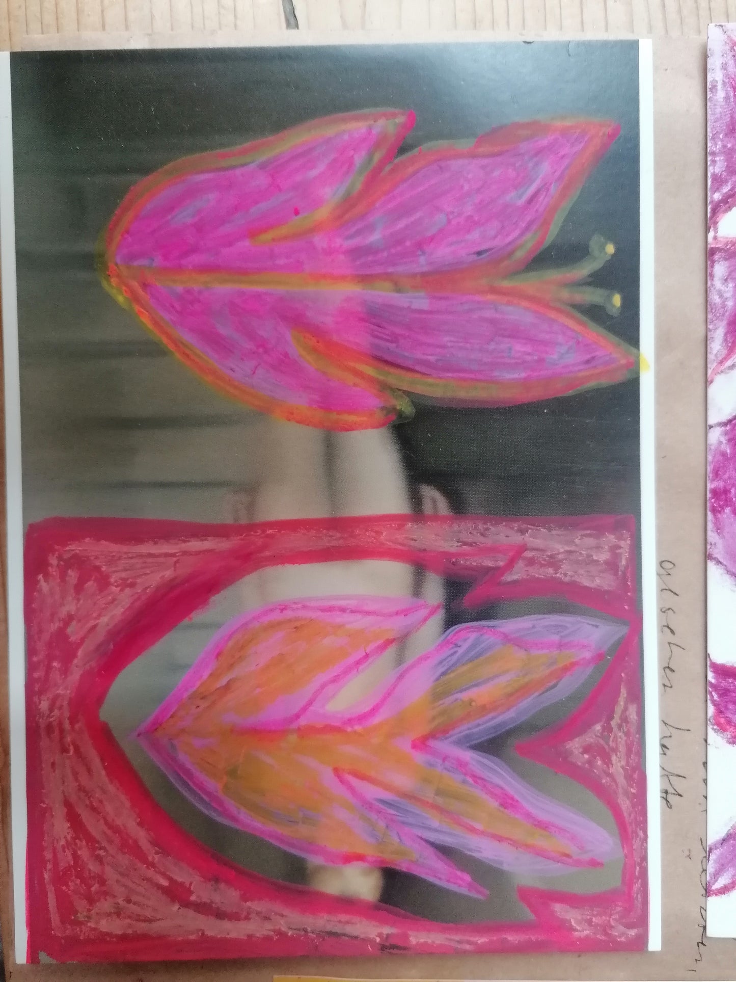 Cecile Pernilla Föppl — Correspondances #2 — original postcard artwork