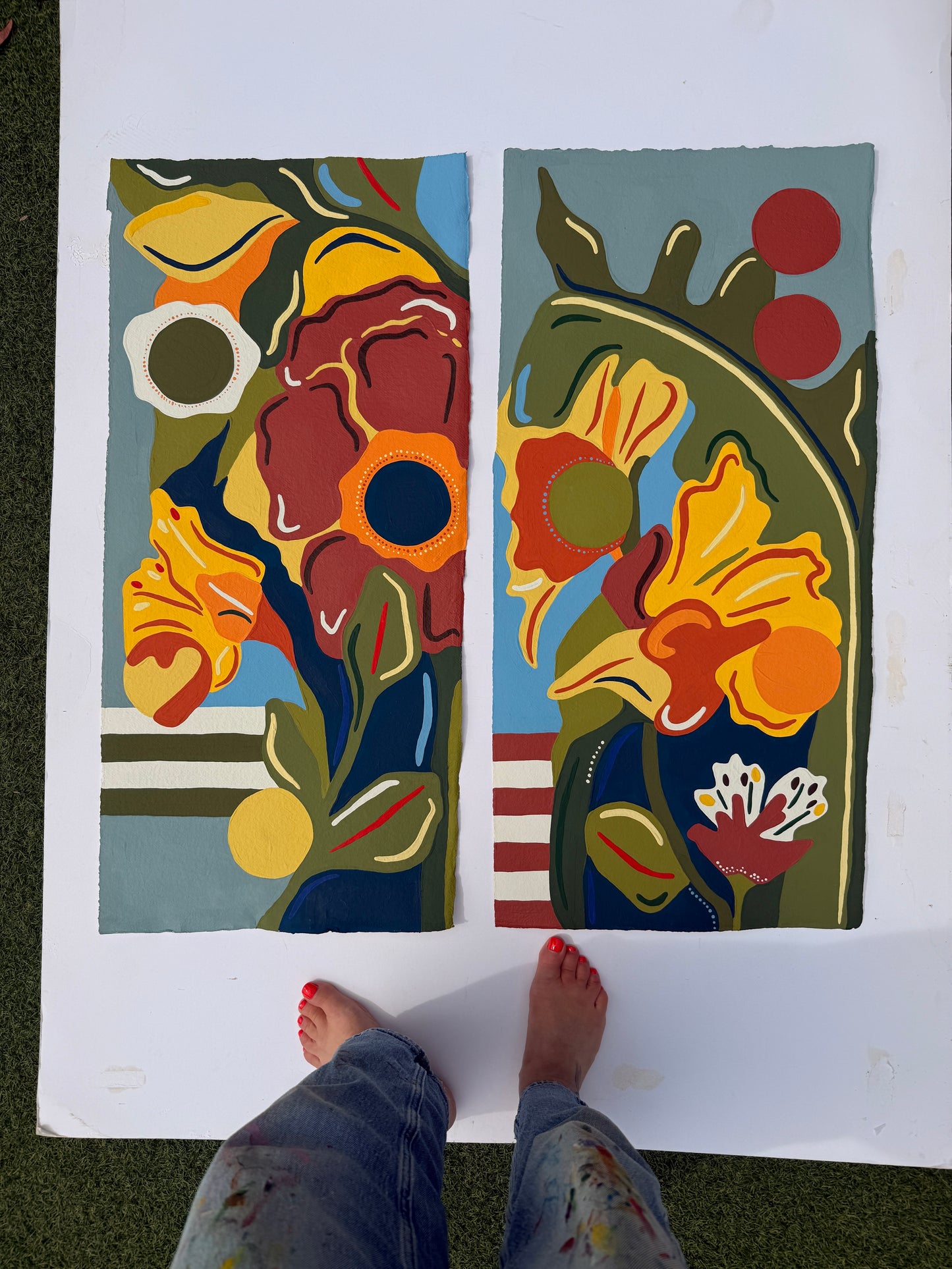 Celia Pickering — Correspondances #1 — original postcard artwork