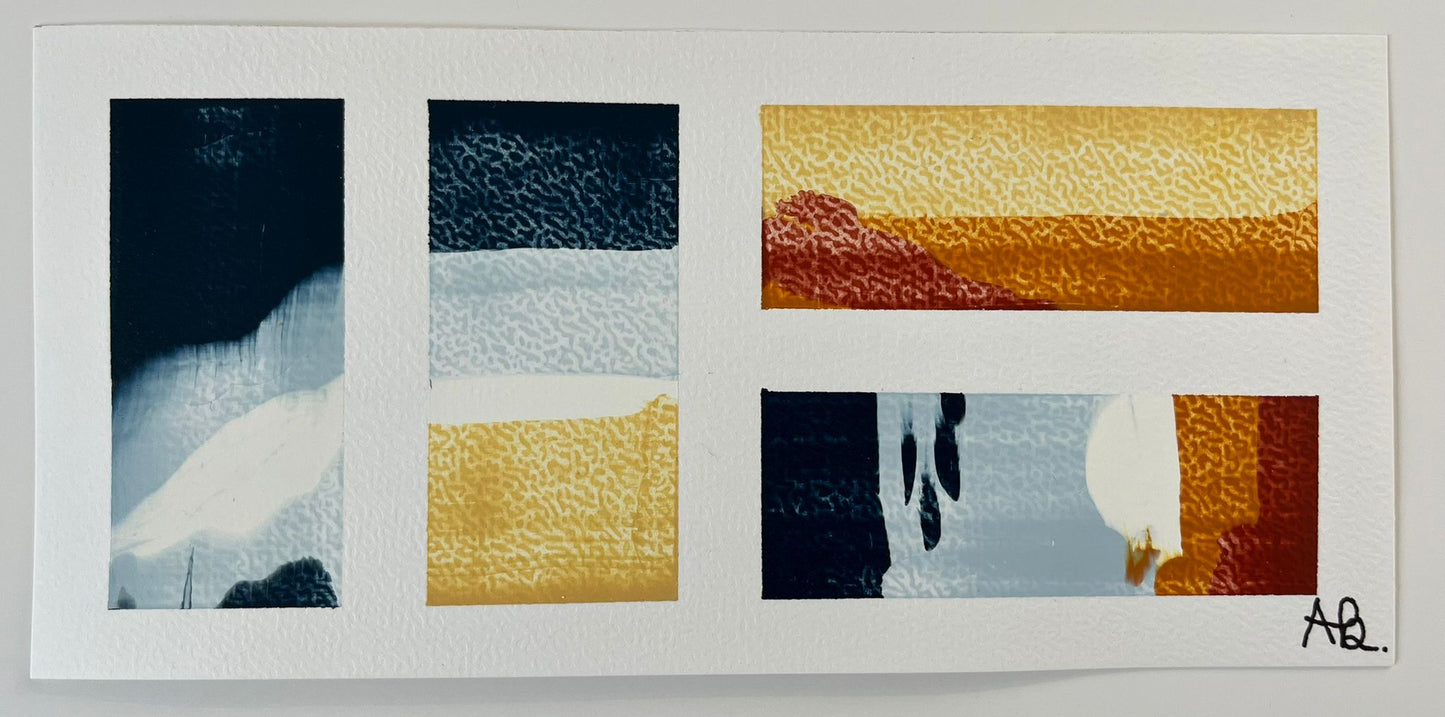 Christelle Anne Beyeler — Correspondances #2 — original postcard artwork
