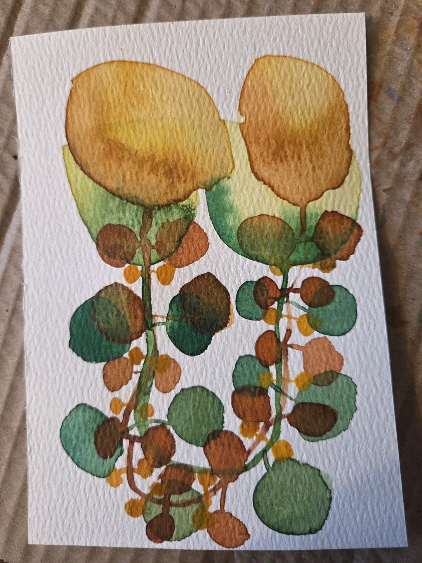Christelle Benaglia — Correspondances #1 — original postcard artwork
