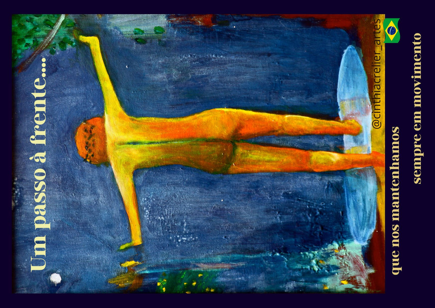 Cinthia Crelier — Correspondances #2 — original postcard artwork