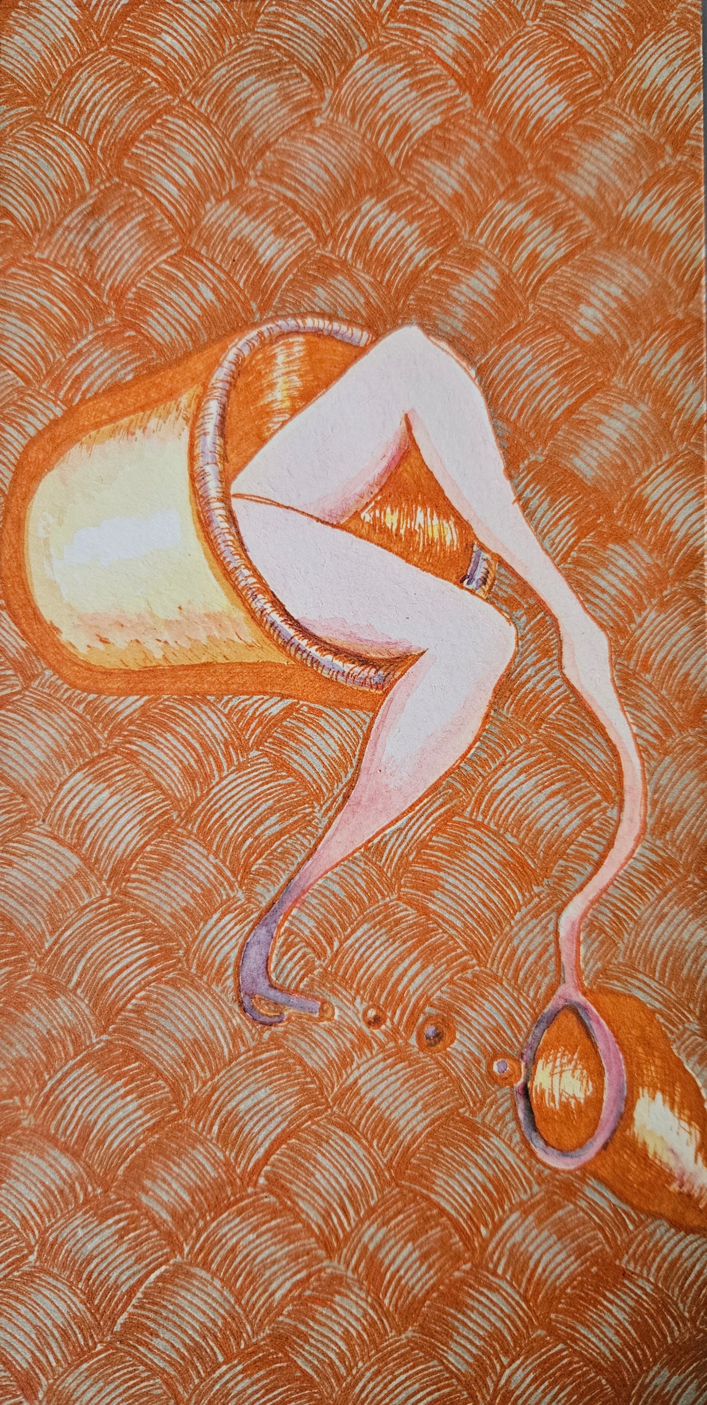 Claudia Bartholomäus — Correspondances #3 — original postcard artwork