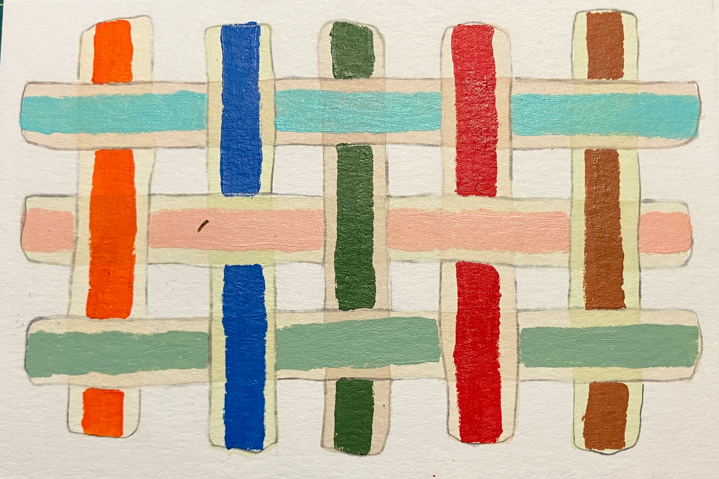 Dan Charbonnet — Correspondances #1 — original postcard artwork