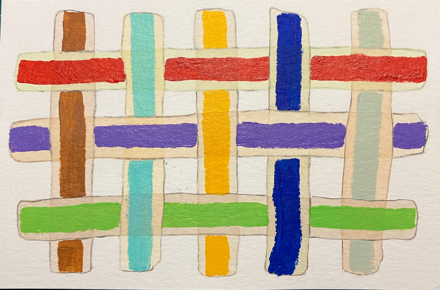 Dan Charbonnet — Correspondances #3 — original postcard artwork