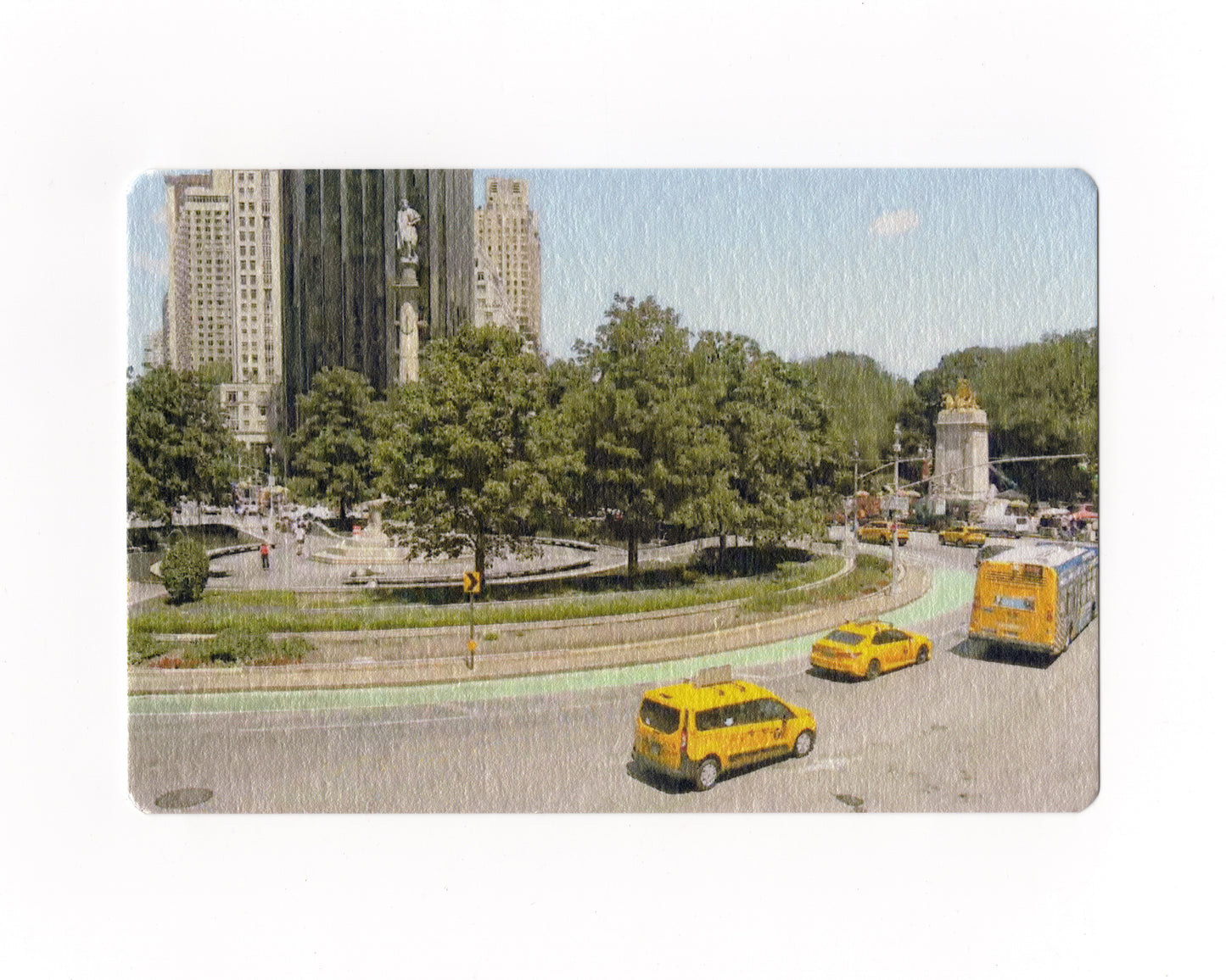 Danielle Glovin — Correspondances #3 — original postcard artwork