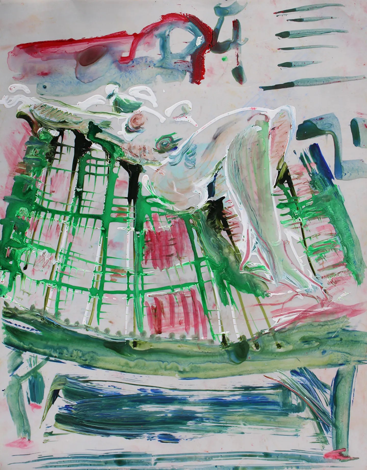 Diane Ponder — Correspondances #3 — original postcard artwork