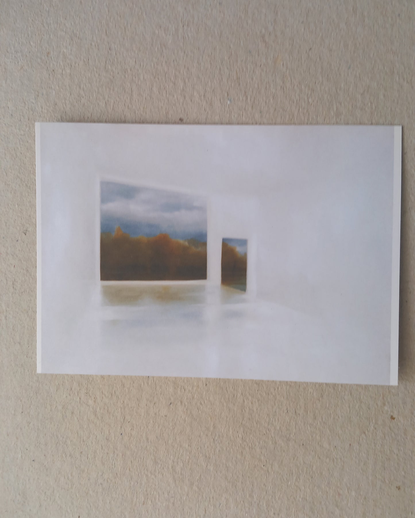 Diane Preyer — Correspondances #2 — original postcard artwork