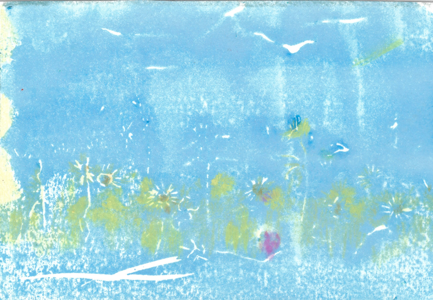 Eimi Lucia Patino Nonaka — Correspondances #2 — original postcard artwork