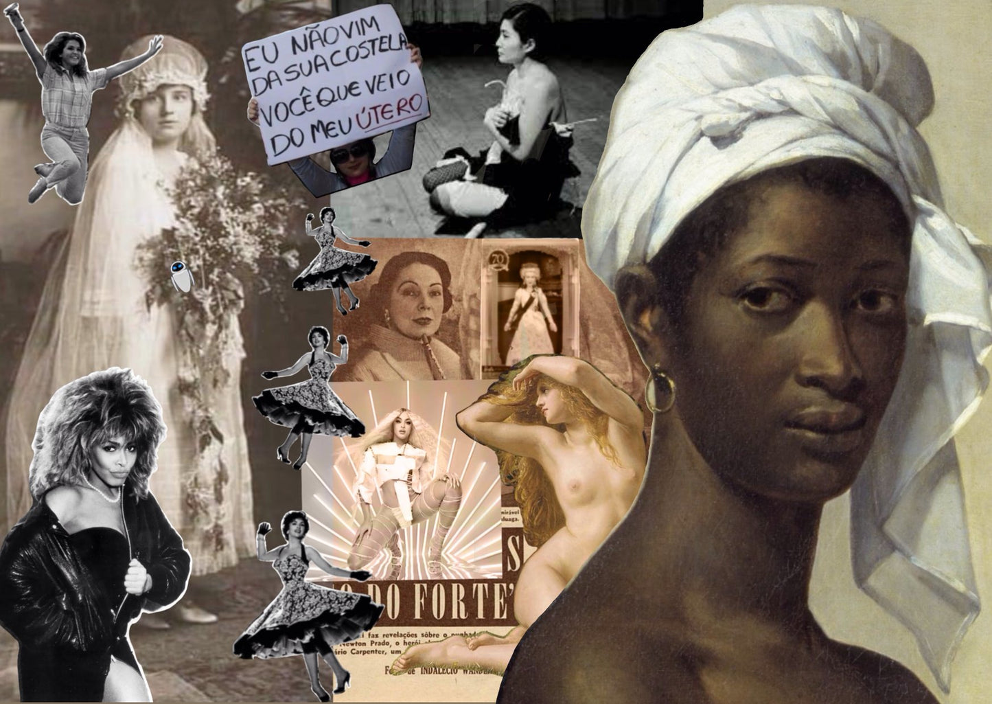 Elenice Leão — Correspondances #3 — original postcard artwork