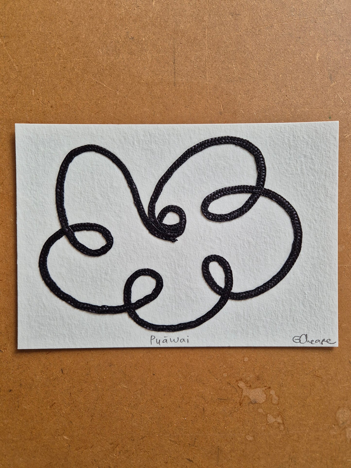 Emma Cheape — Correspondances #2 — original postcard artwork