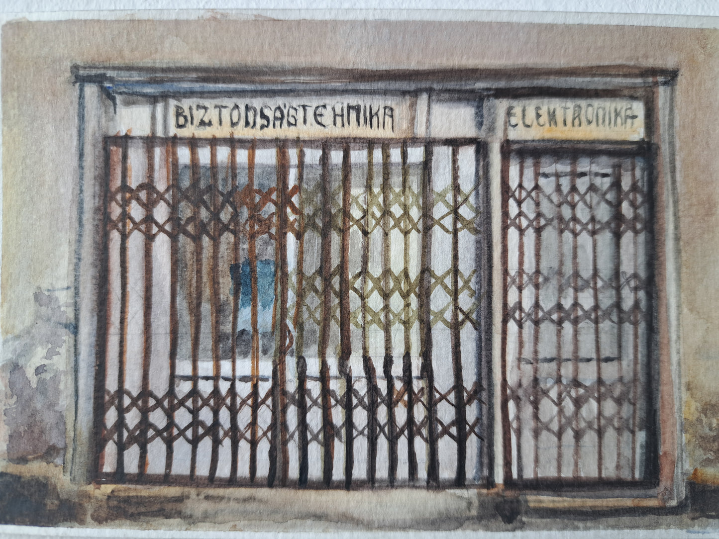 Emőke Fábián — Correspondances #3 — original postcard artwork