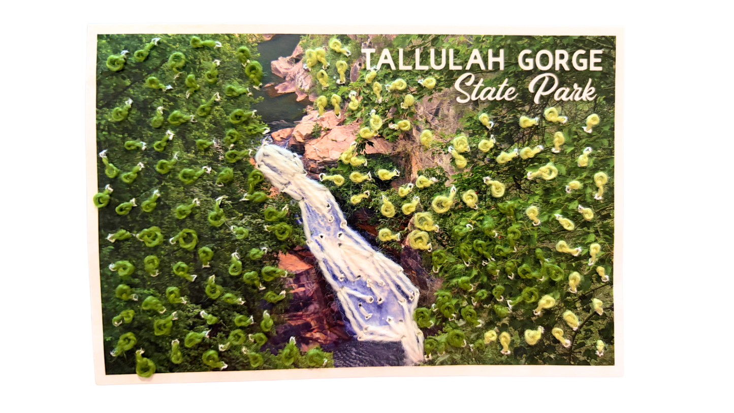 Erika Zambello — Correspondances #1 — original postcard artwork