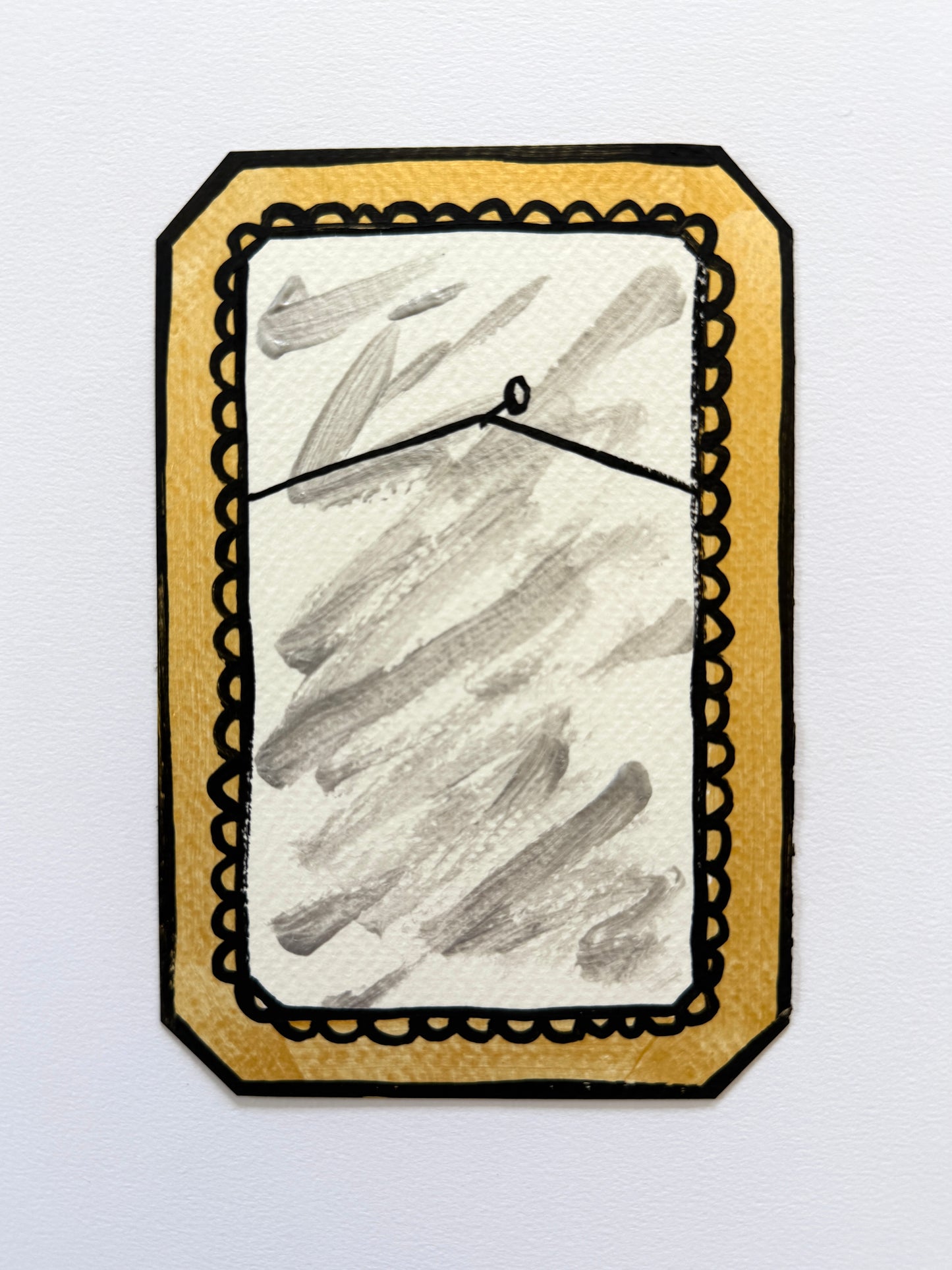 Gail Rickards — Correspondances #2 — original postcard artwork