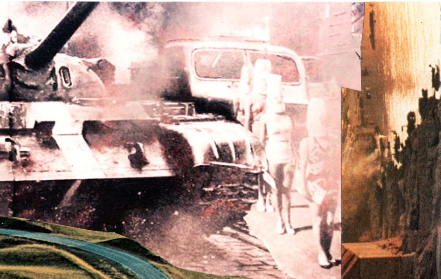 Geoff Litchfield — Correspondances #2 — original postcard artwork