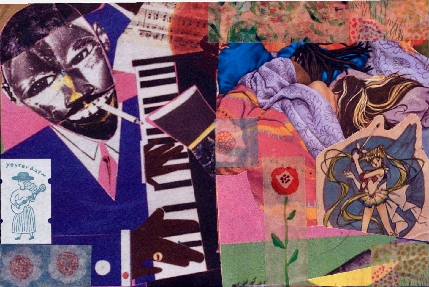 Henry 磊磊 Roark — Correspondances #1 — original postcard artwork