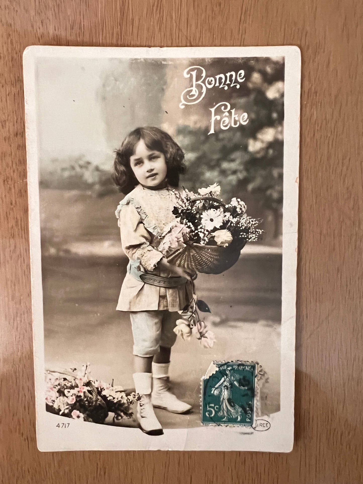 Hope Berschler — Correspondances #3 — original postcard artwork