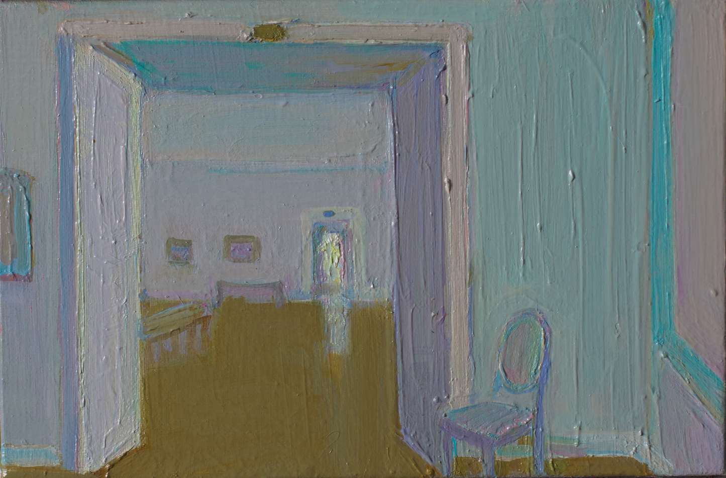 Interieur bleu