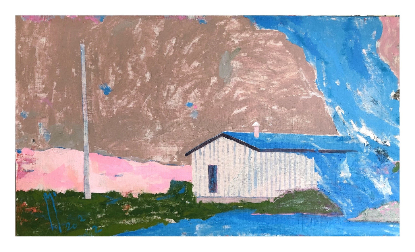 House by the Waterfall