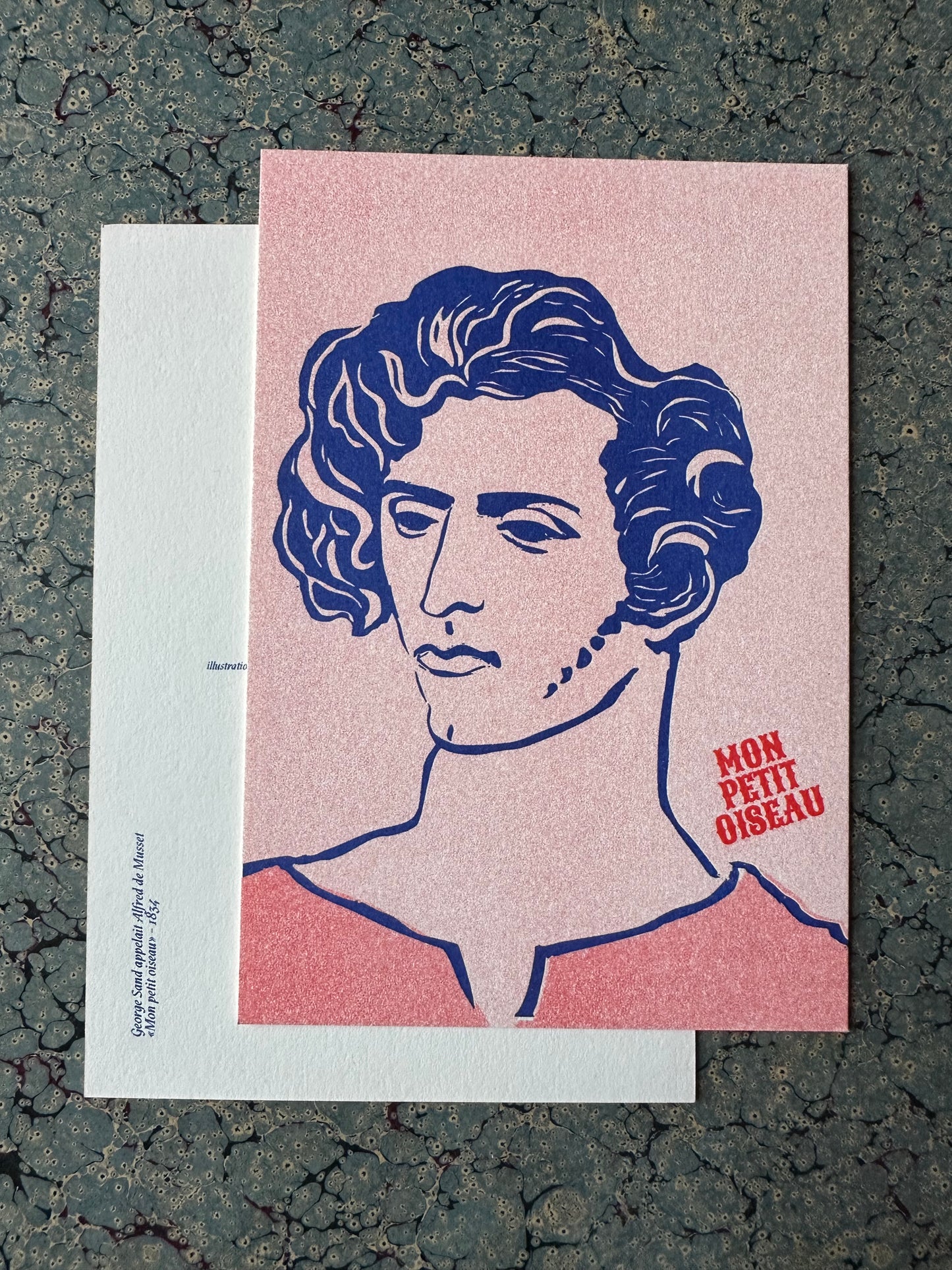 Isabelle DUBOIS-MILHIET — Correspondances #3 — original postcard artwork