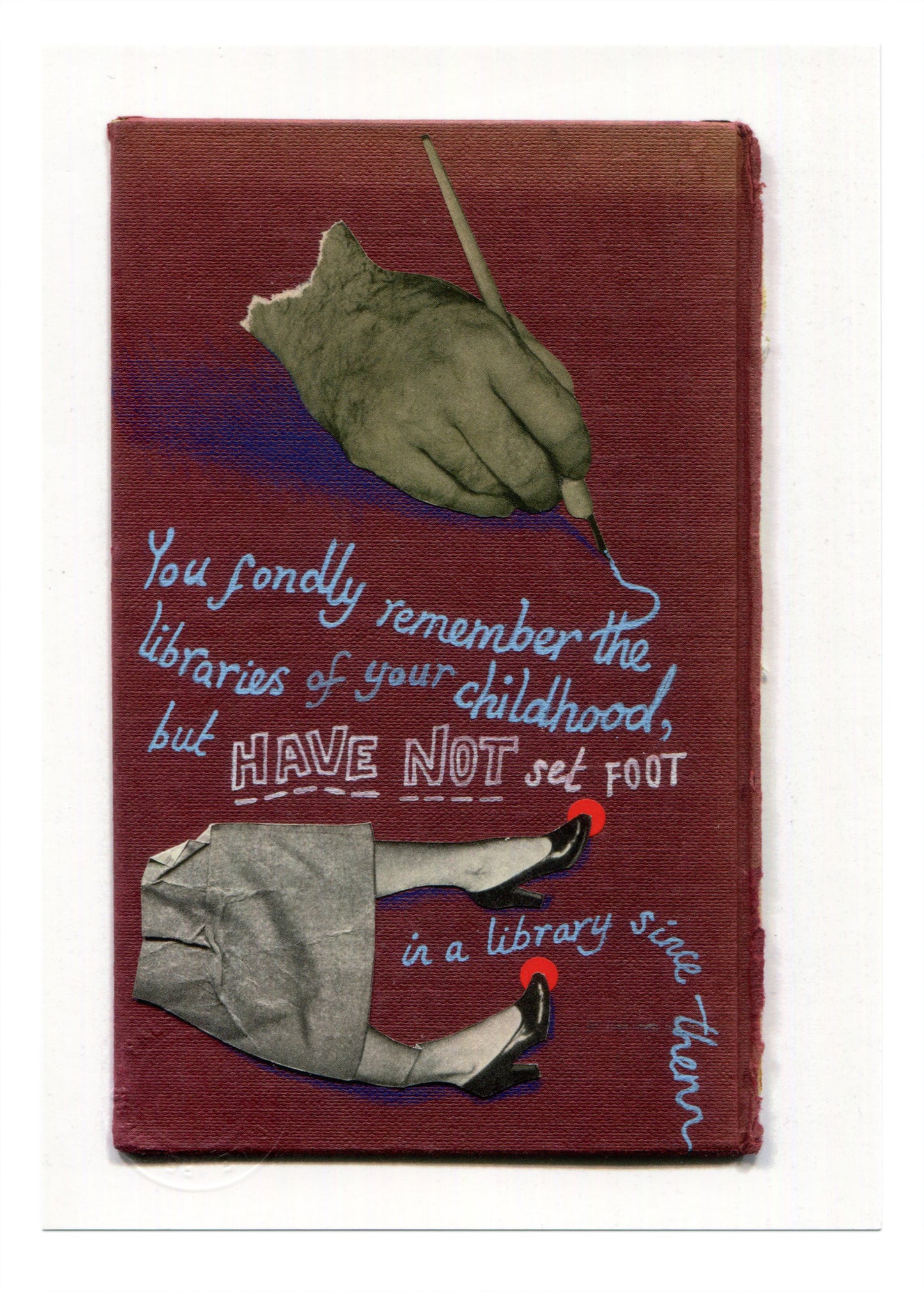Jac Batey — Correspondances #3 — original postcard artwork