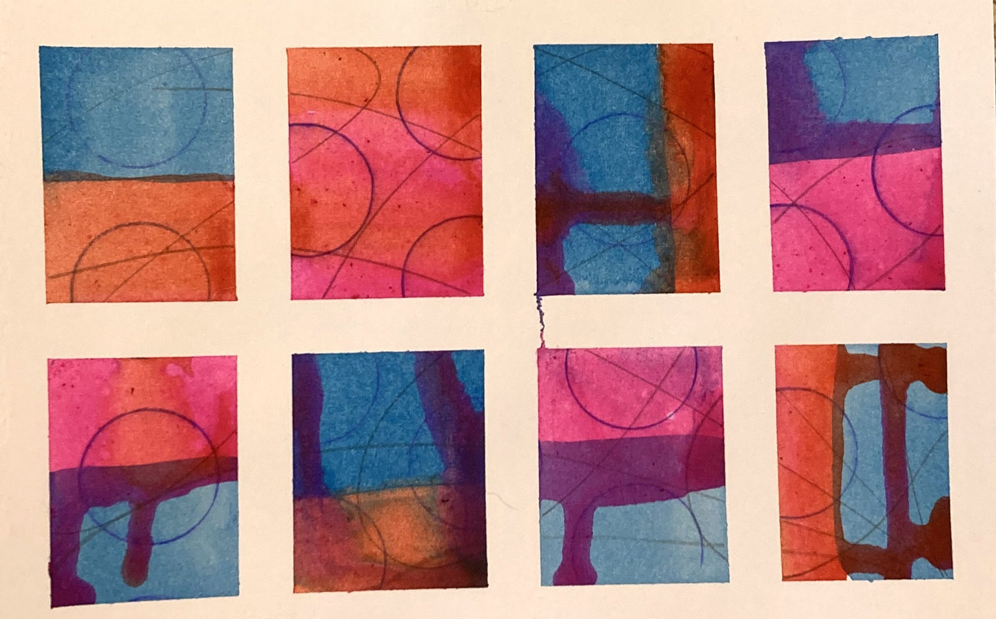 Jayne Towndrow — Correspondances #3 — original postcard artwork