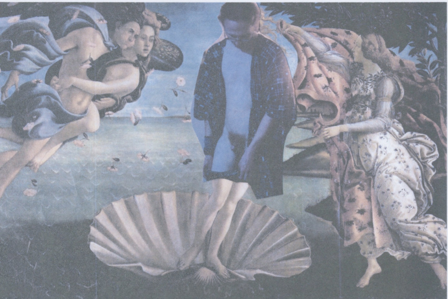John Landry — Correspondances #1 — original postcard artwork
