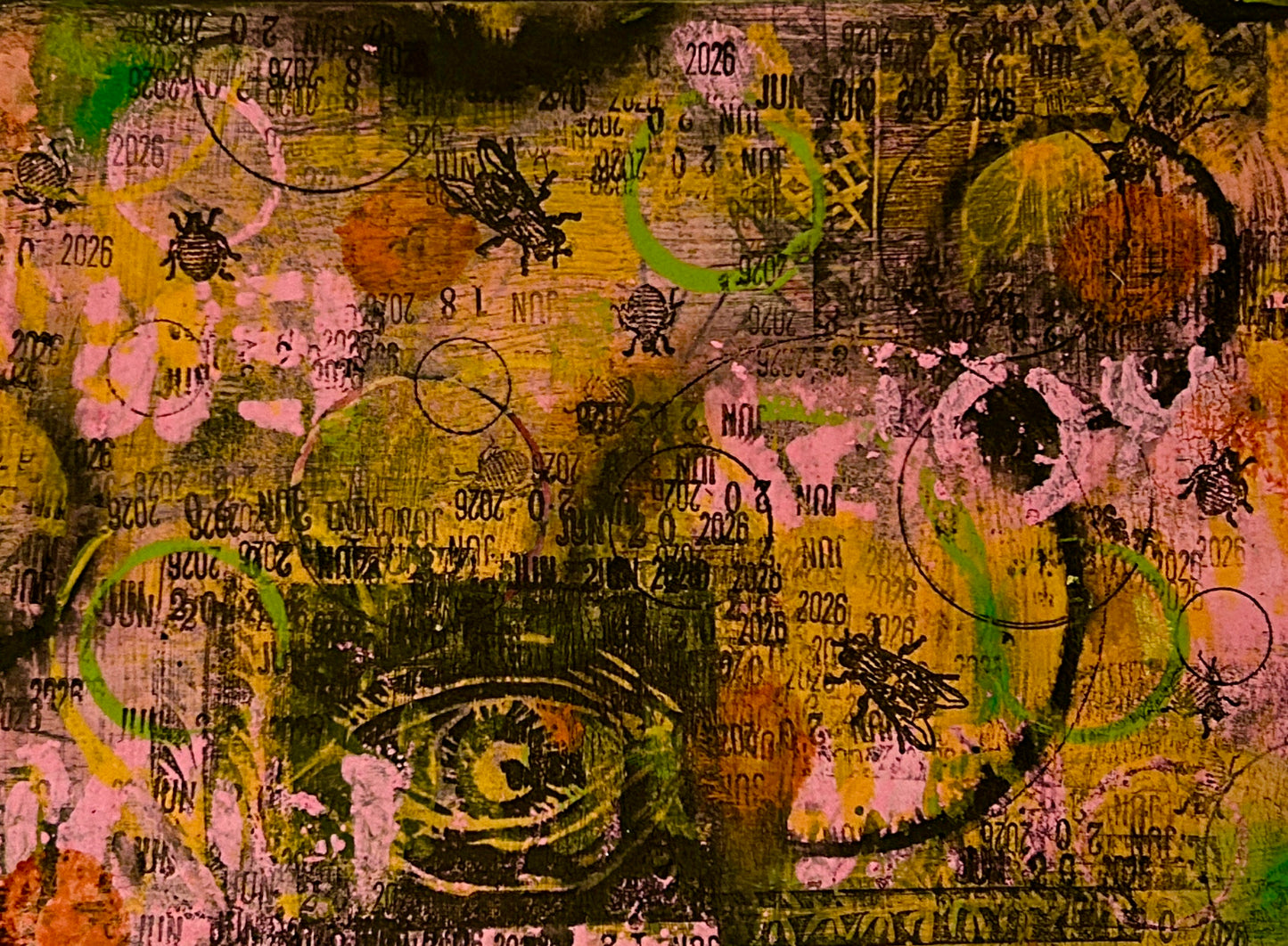 Juliana Peloso — Correspondances #2 — original postcard artwork