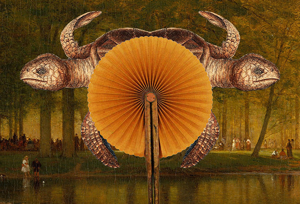 Julie Payne — Correspondances #3 — original postcard artwork