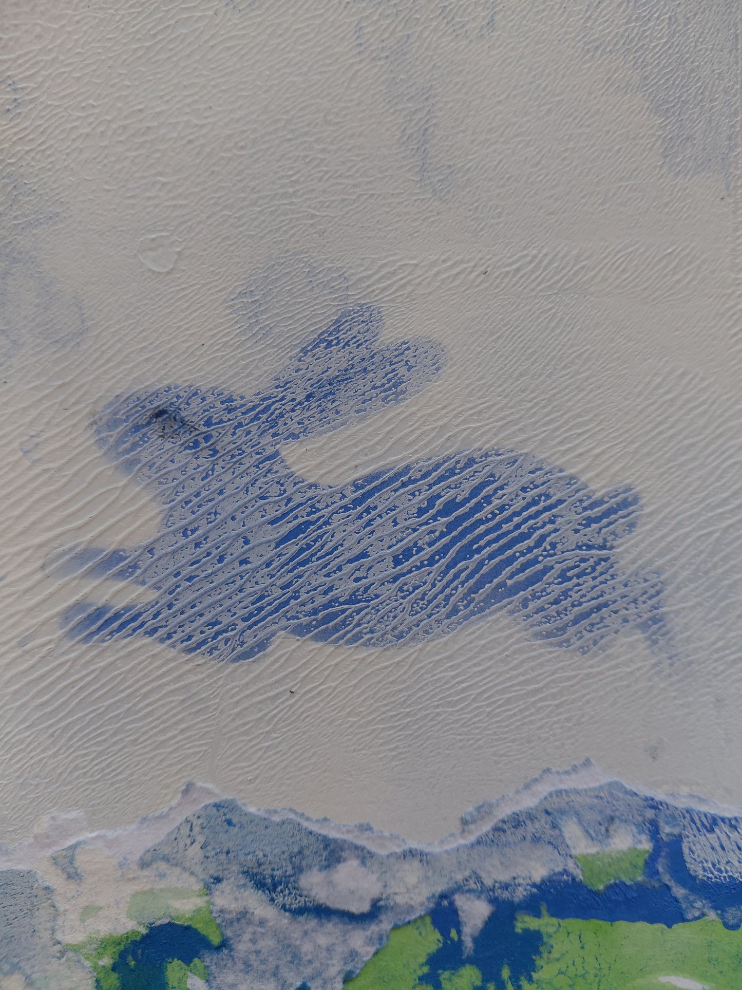 Karen Hurford — Correspondances #1 — original postcard artwork