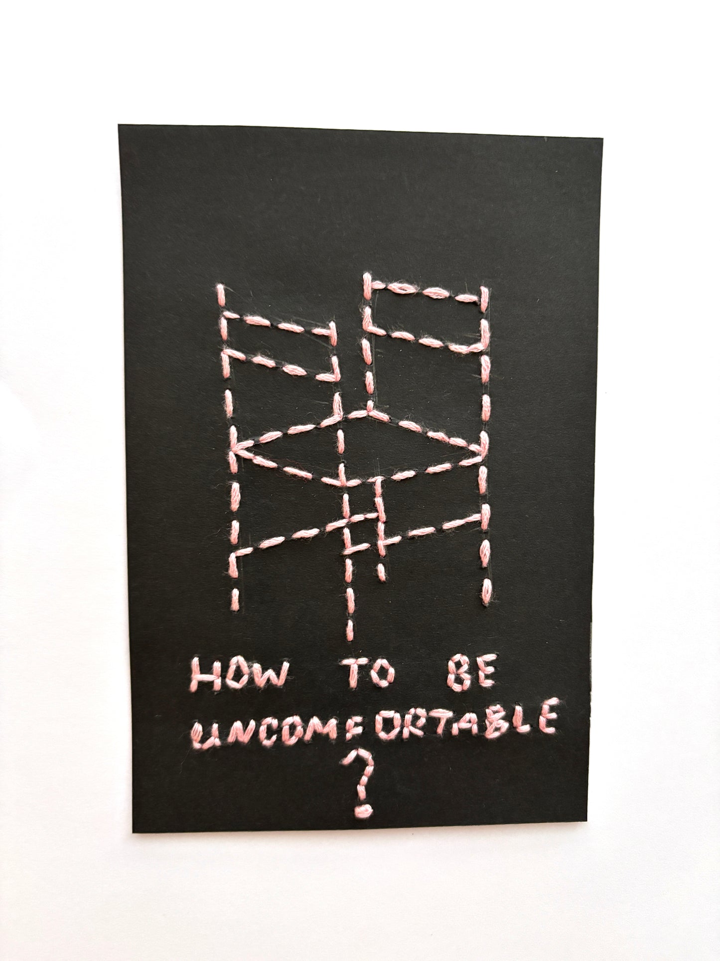 Kate Vagurina — Correspondances #2 — original postcard artwork
