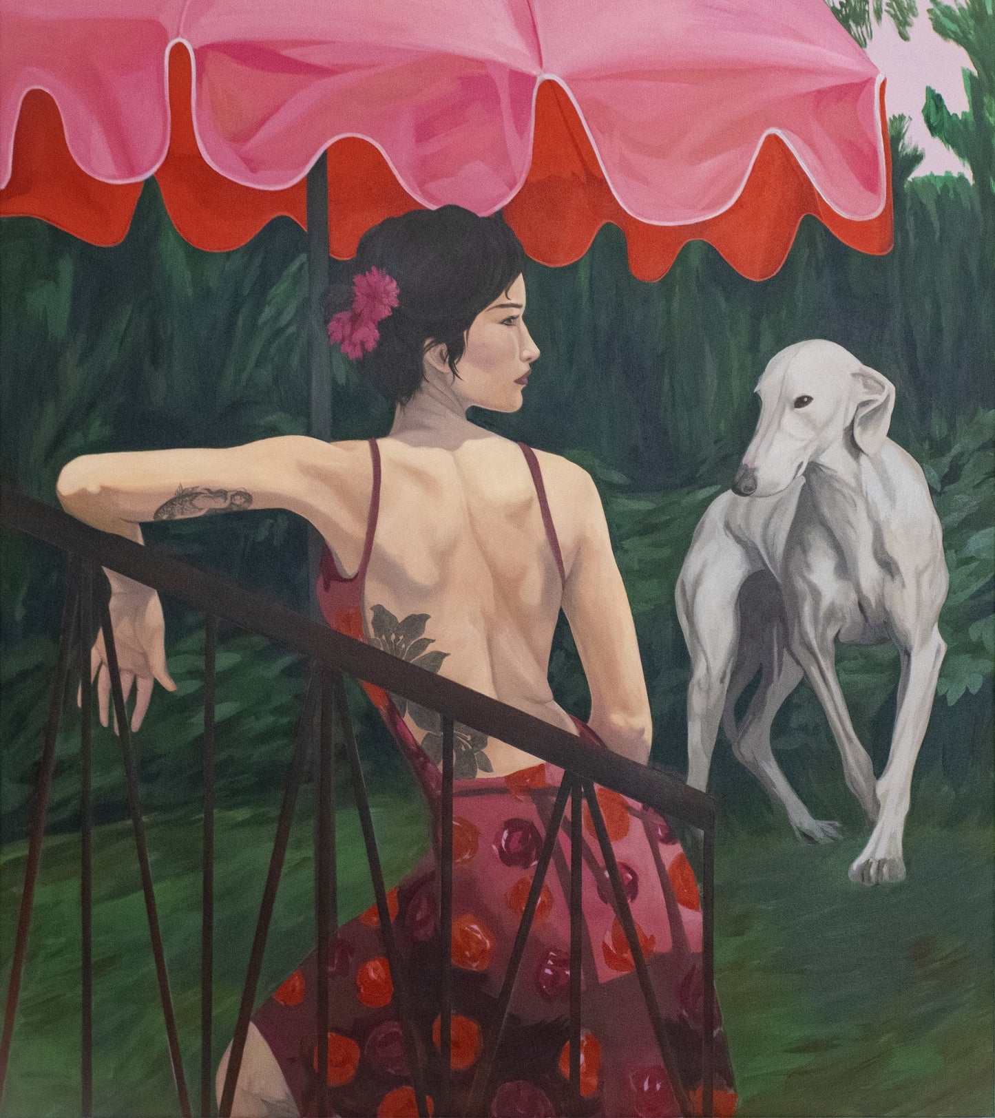 La Femme au Lévrier