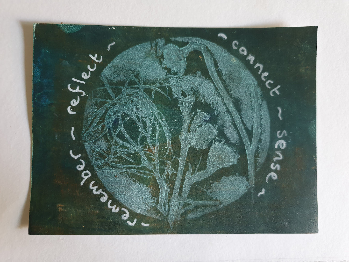 Lara Jobson — Correspondances #1 — original postcard artwork