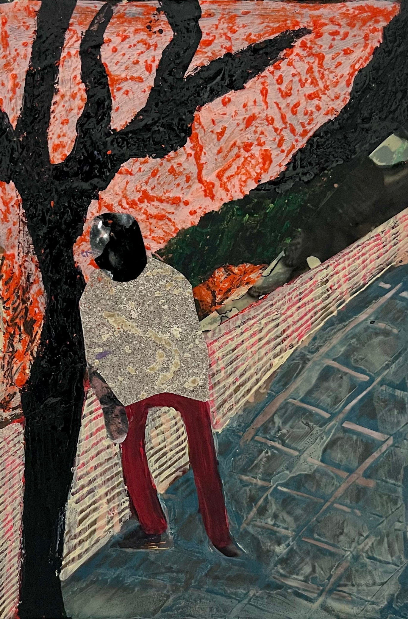 Lauren Moore — Correspondances #3 — original postcard artwork