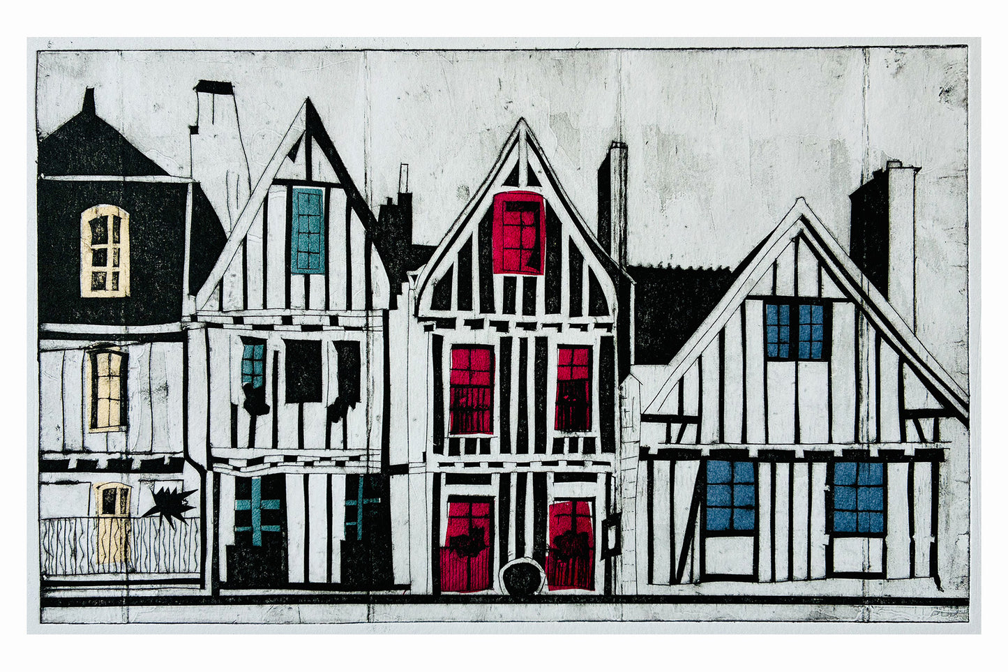 Linda Parr — Correspondances #3 — original postcard artwork