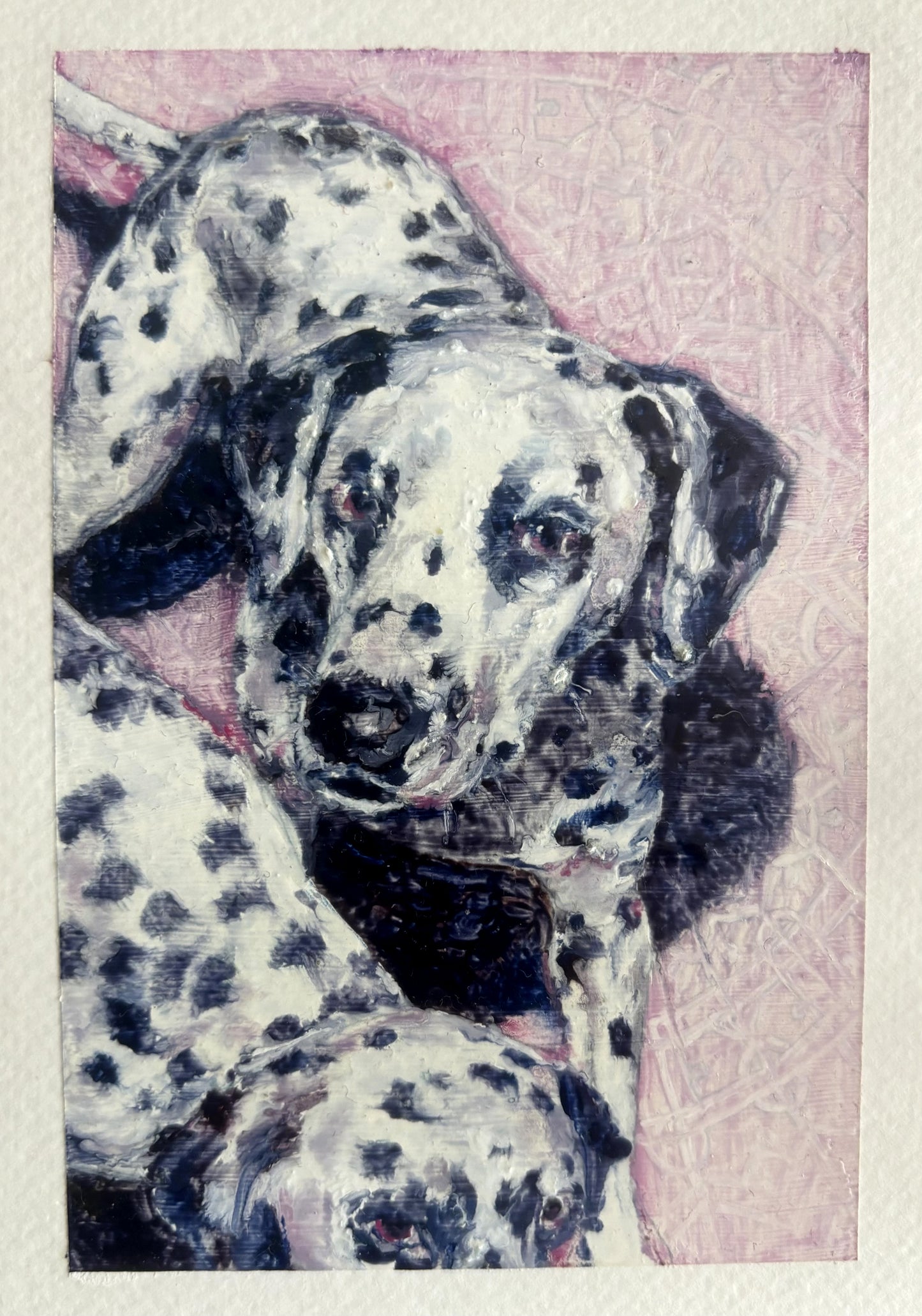 Lora Elezović — Correspondances #1 — original postcard artwork