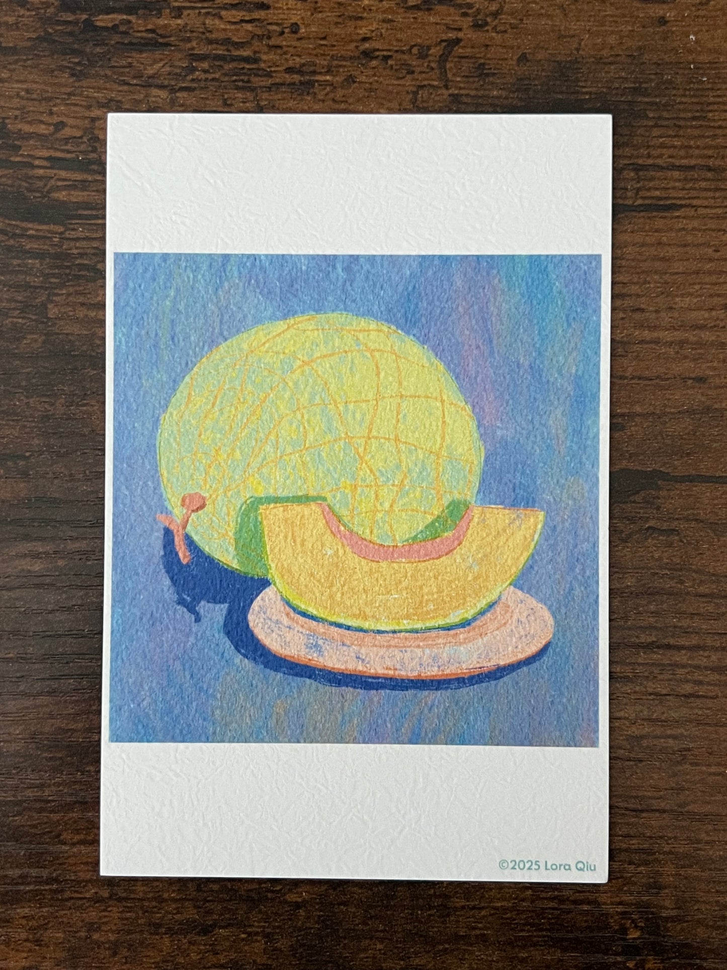 Lora Qiu — Correspondances #3 — original postcard artwork