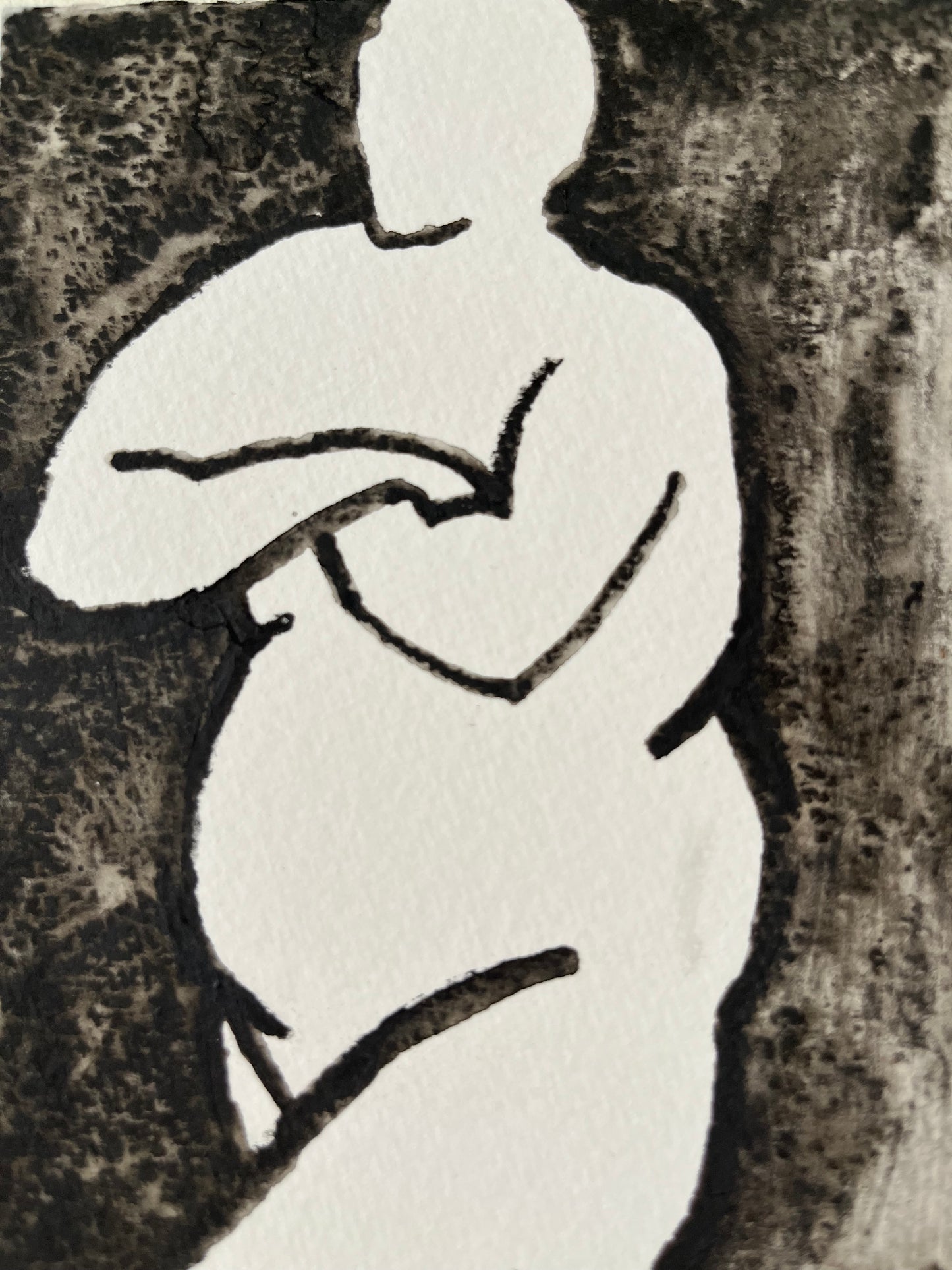 Louise Hocking — Correspondances #3 — original postcard artwork