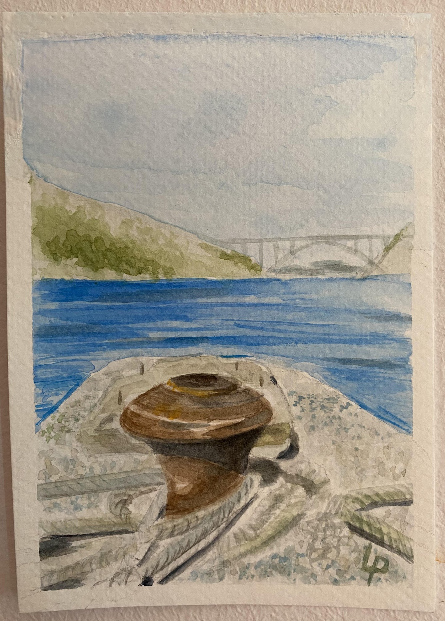 Lovorka Perkovic — Correspondances #1 — original postcard artwork