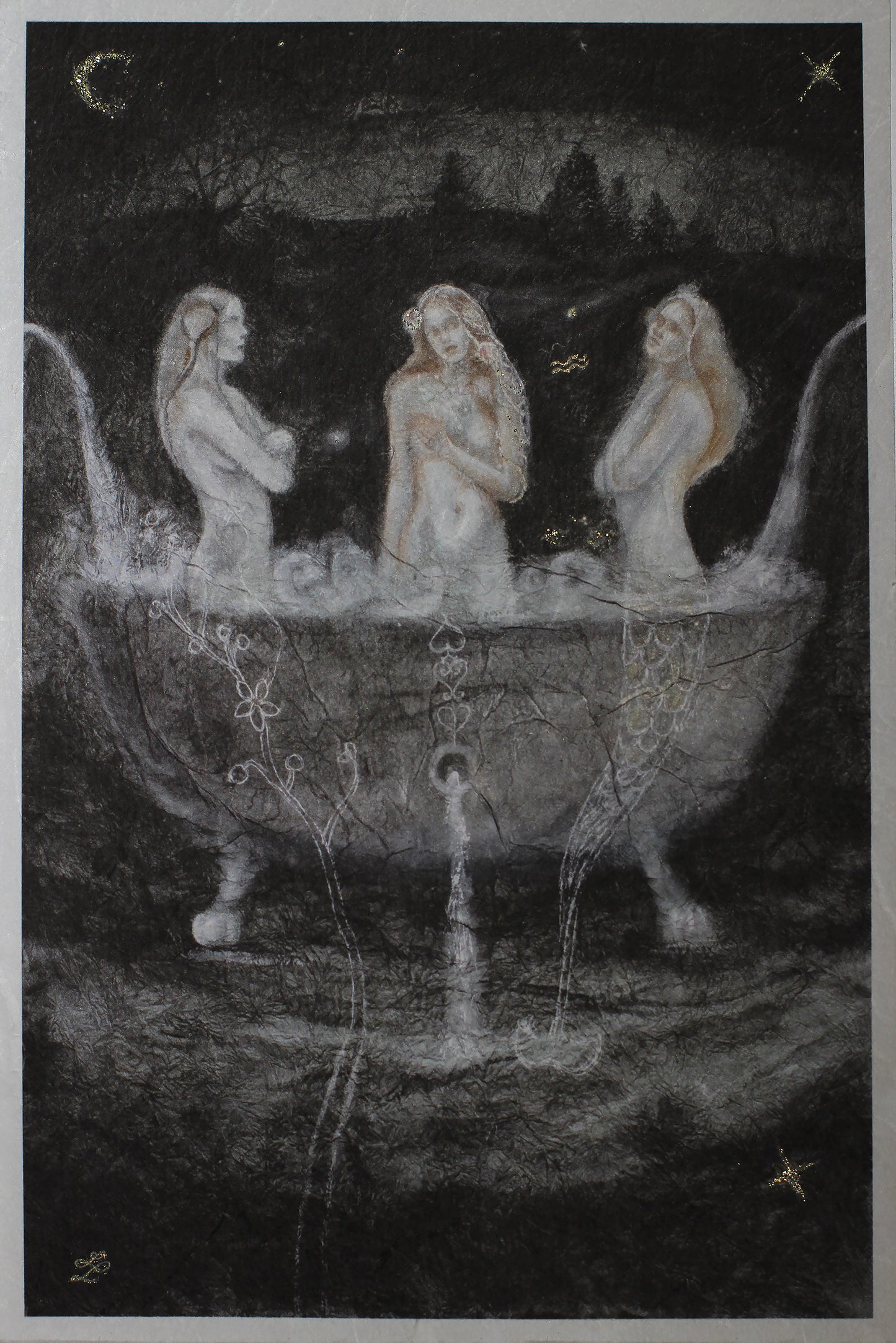 Lucia Horuckova — Correspondances #1 — original postcard artwork