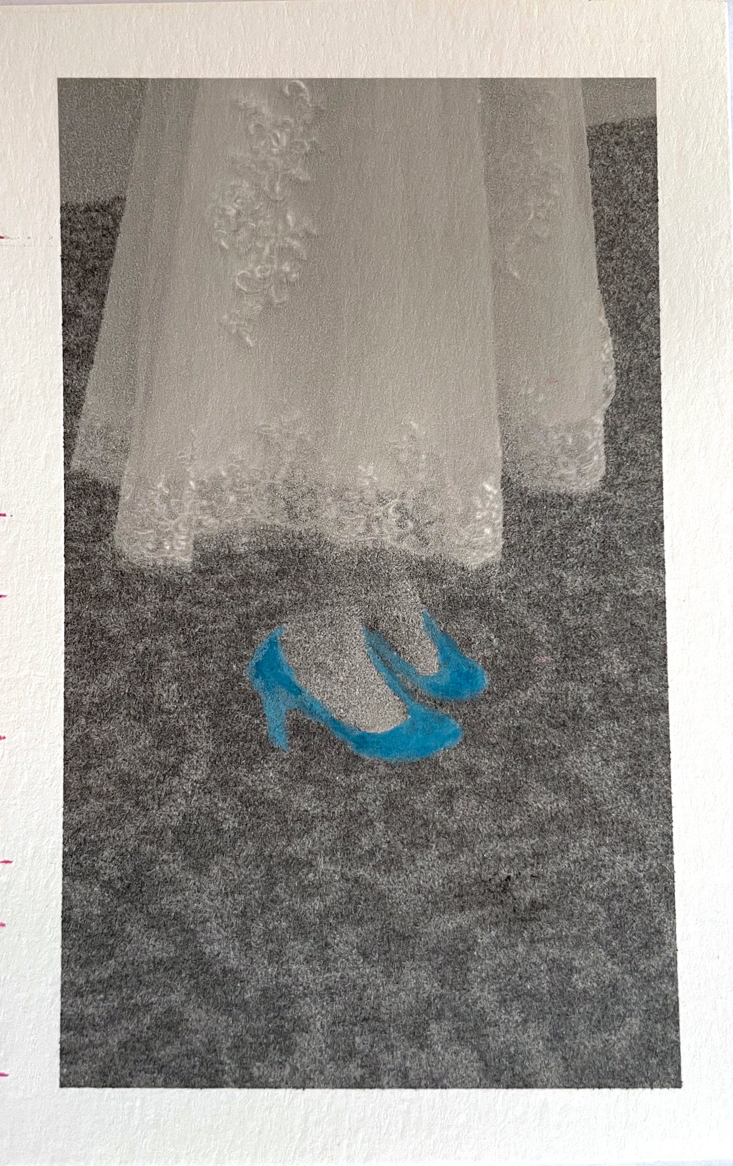 MARSHA GUGGENHEIM — Correspondances #3 — original postcard artwork